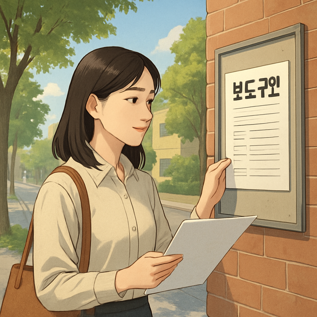 보도 구인 메인 이미지