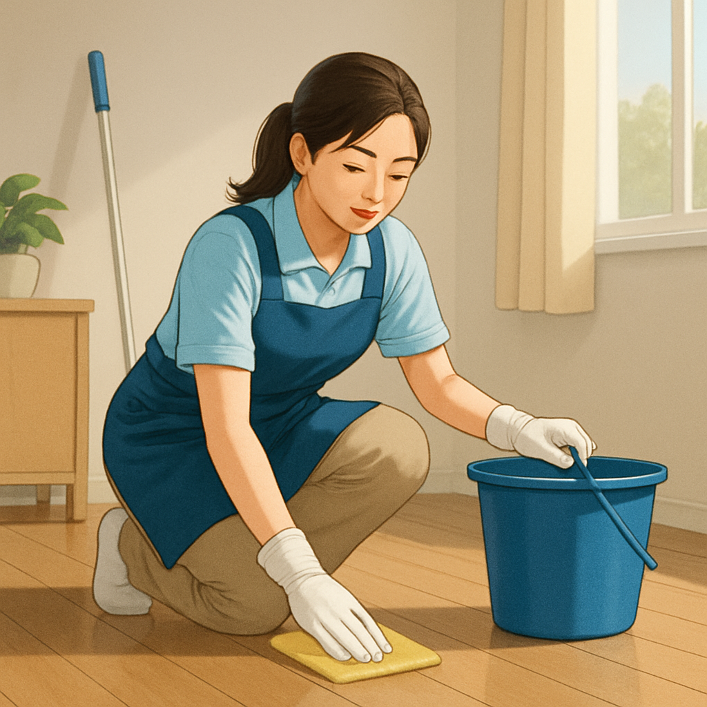 청소 도우미 알바 이미지