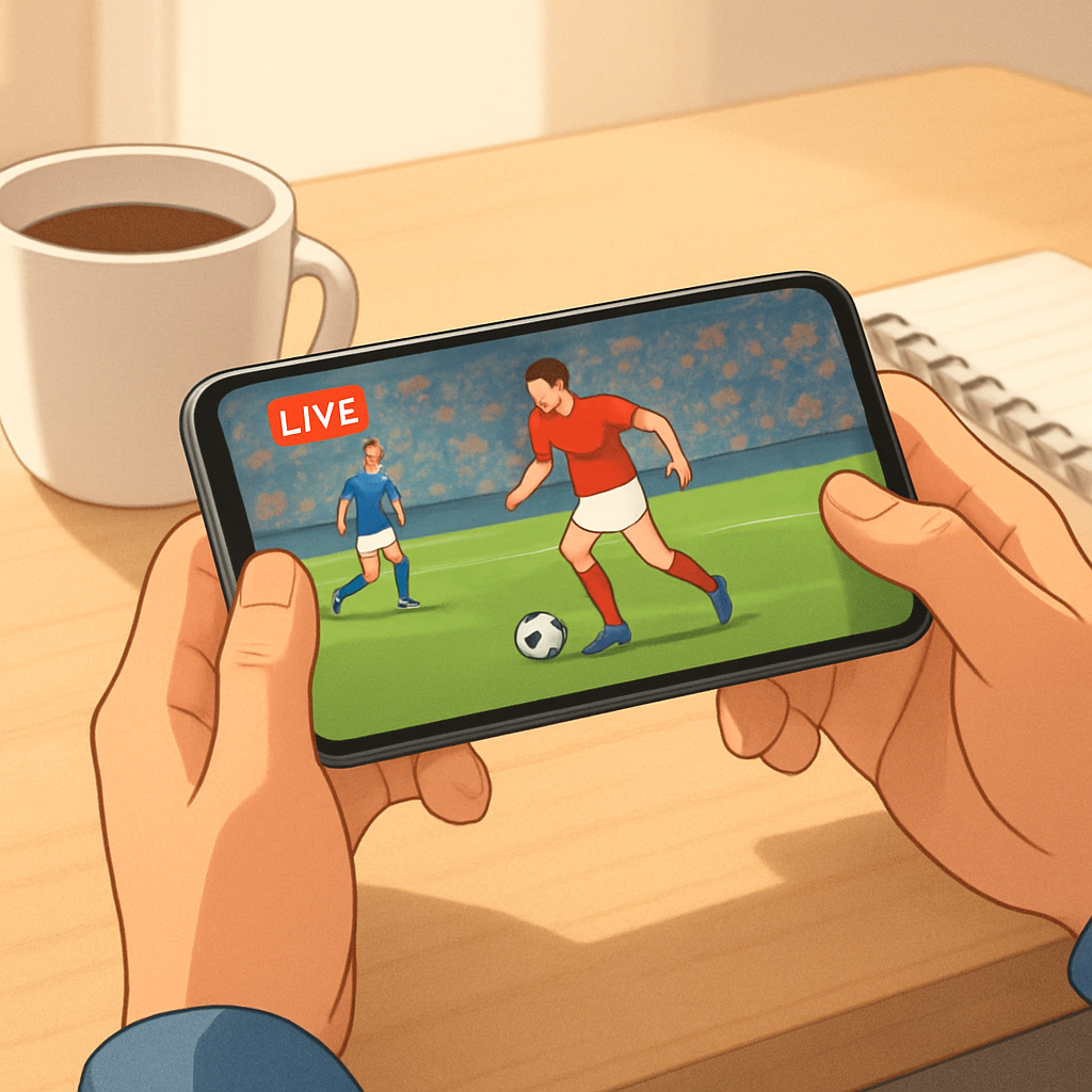 모바일에서 스포츠 중계 라이브 시청 팁 이미지