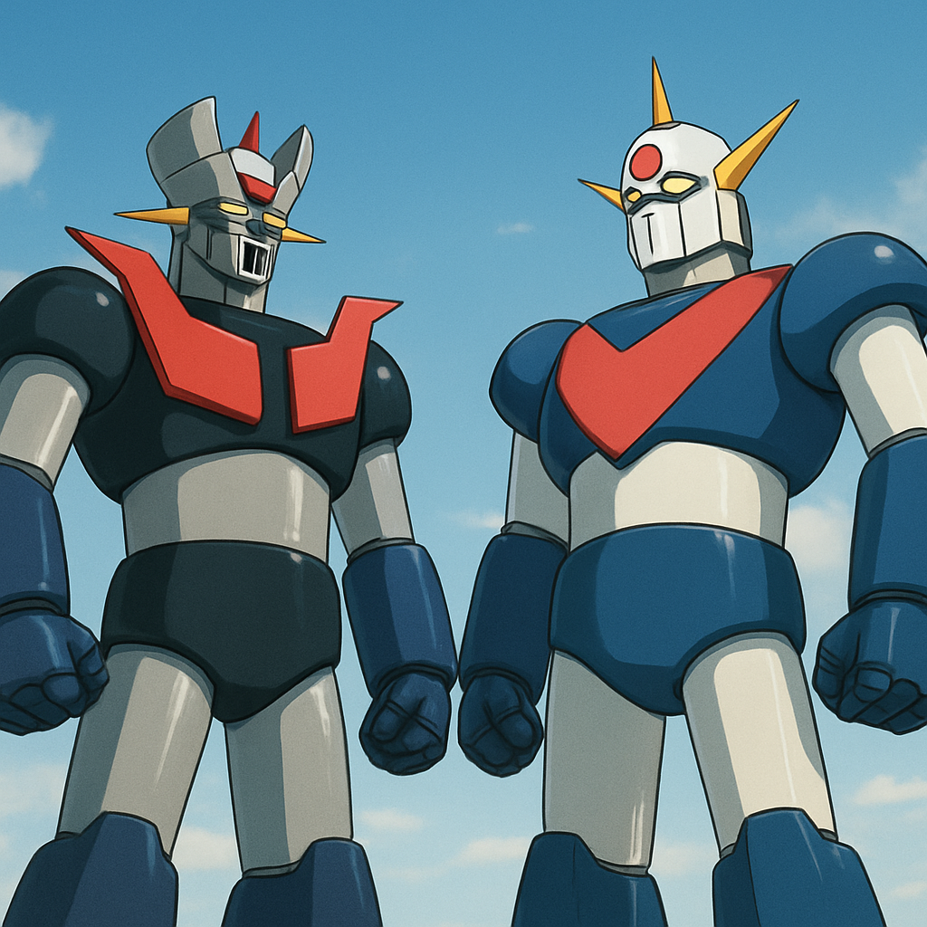 마징가Z와 로봇 애니 비교 분석 이미지