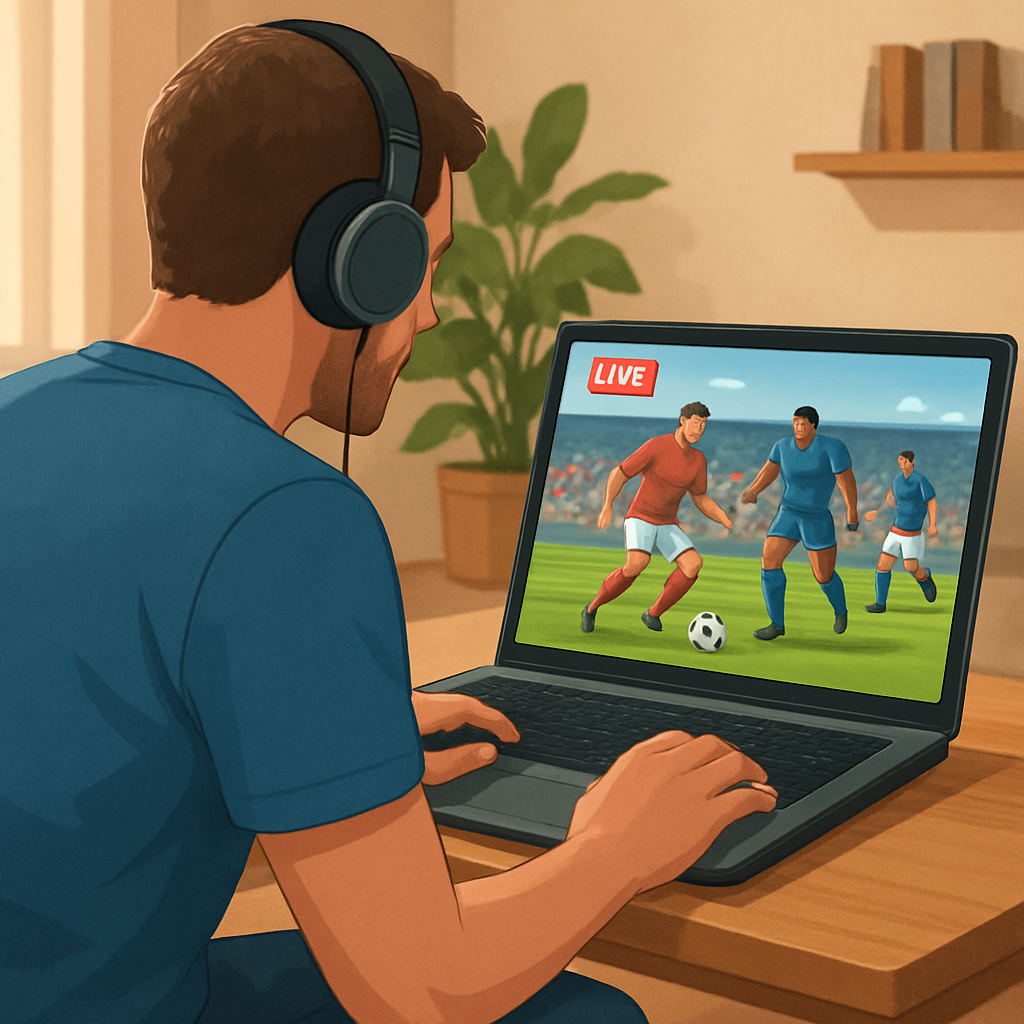 온라인 스포츠 중계 이미지